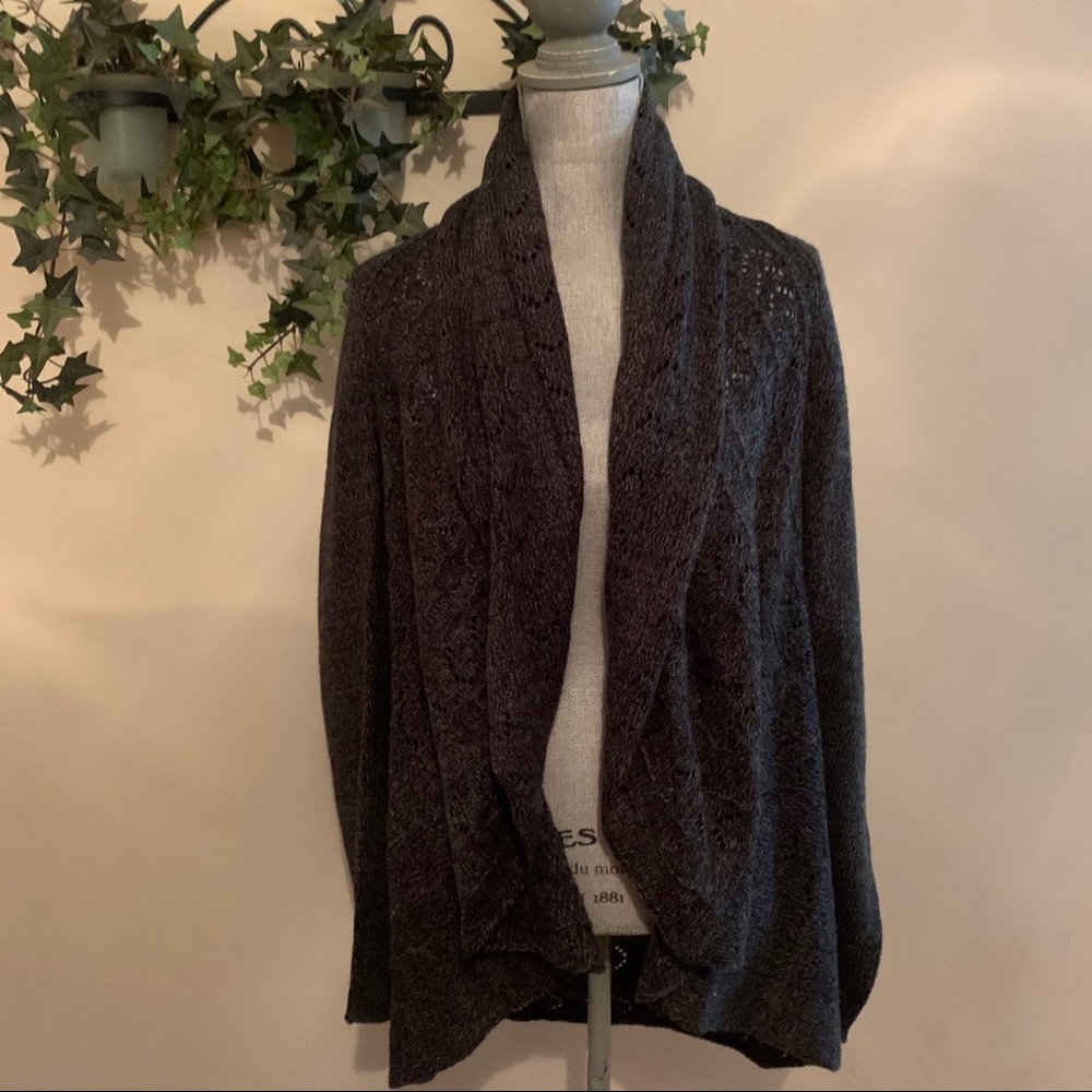Karen Scott Open Front Cardigan - NWOT
